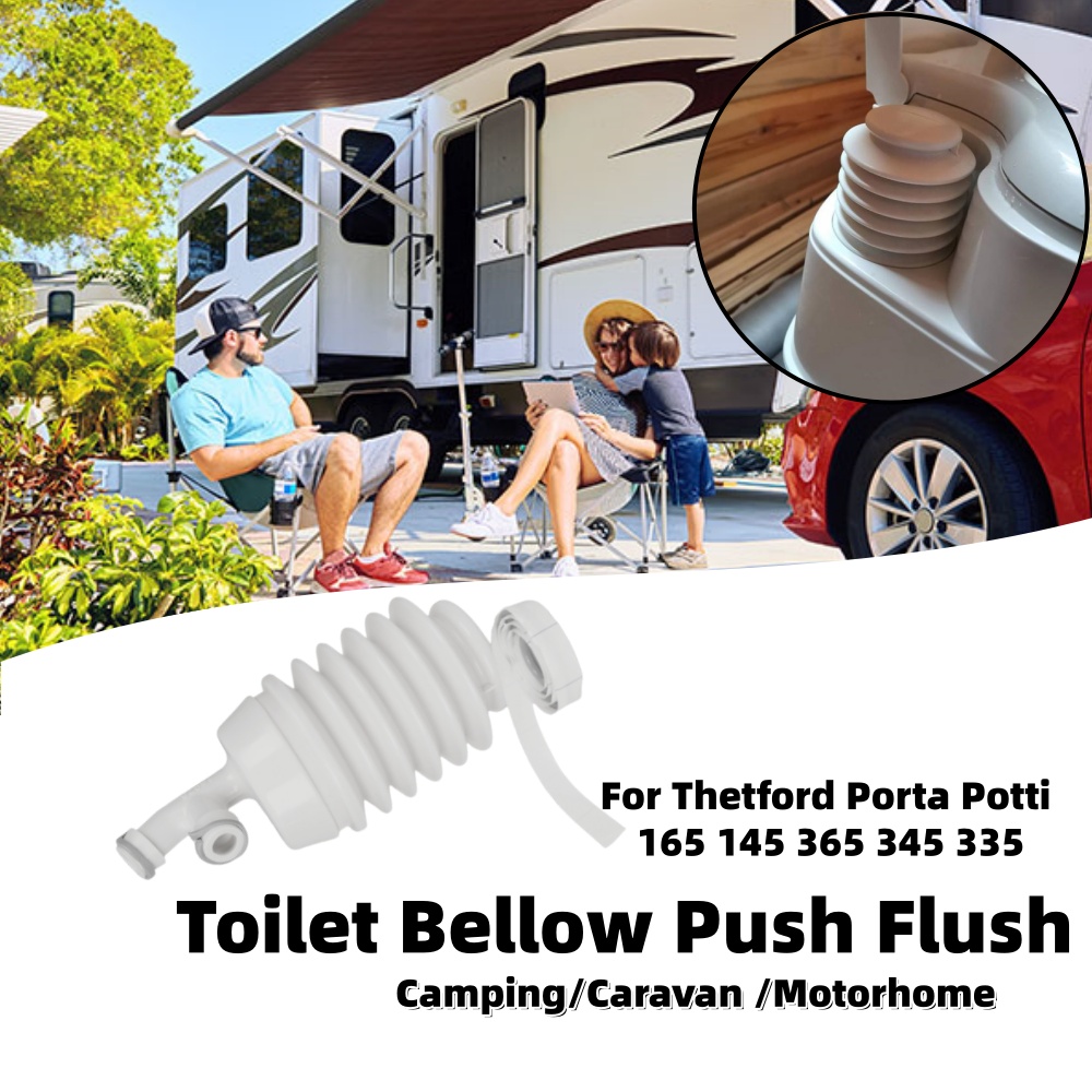 Camping - Campervan Toilet Bellow Push Flush voor