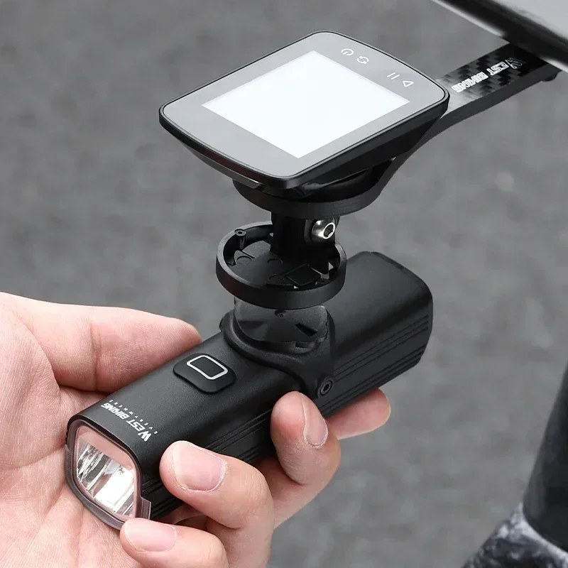 Rechargeable Bicycle Headlight 1000 Lumen - WEST BIKING Fiets Quick Release Koplamp