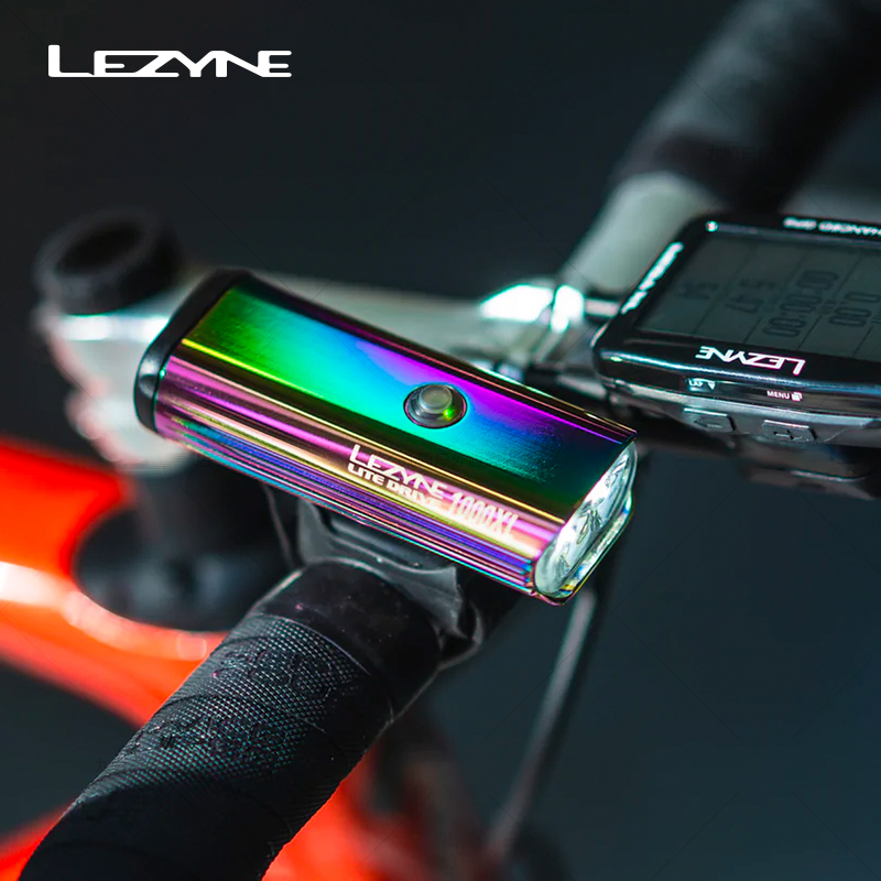 Rechargeable Bicycle Headlight 1000 Lumen - LEZYNE 1000 lumen fietsvoorlicht aluminiumlegering USB