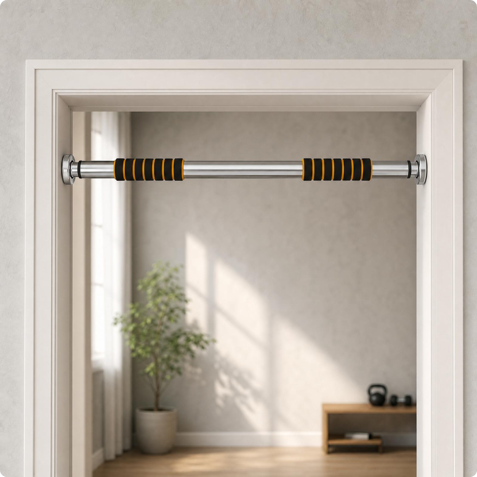 Door Pull Up Bar No Screw - Draagbare deurframe chin-up bar, homegym, stalen