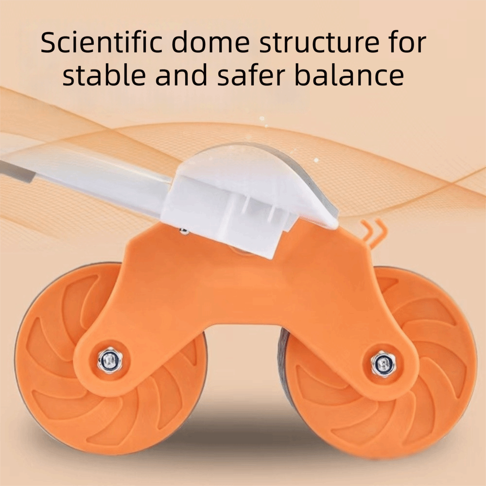 Ab Roller Wheel With Elbow Support - Stalen ABS Automatische Terugslag Ab Roller