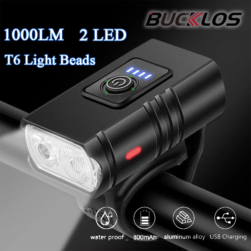 Rechargeable Bicycle Headlight 1000 Lumen - Fietsverlichting 1000 Lumen 2500 mAh Racefiets
