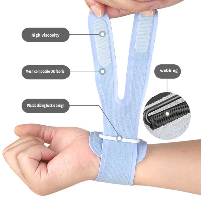 Wrist Wraps Weightlifting Support - 652F Polssteunwikkel met verstelbare riem Lichtgewicht