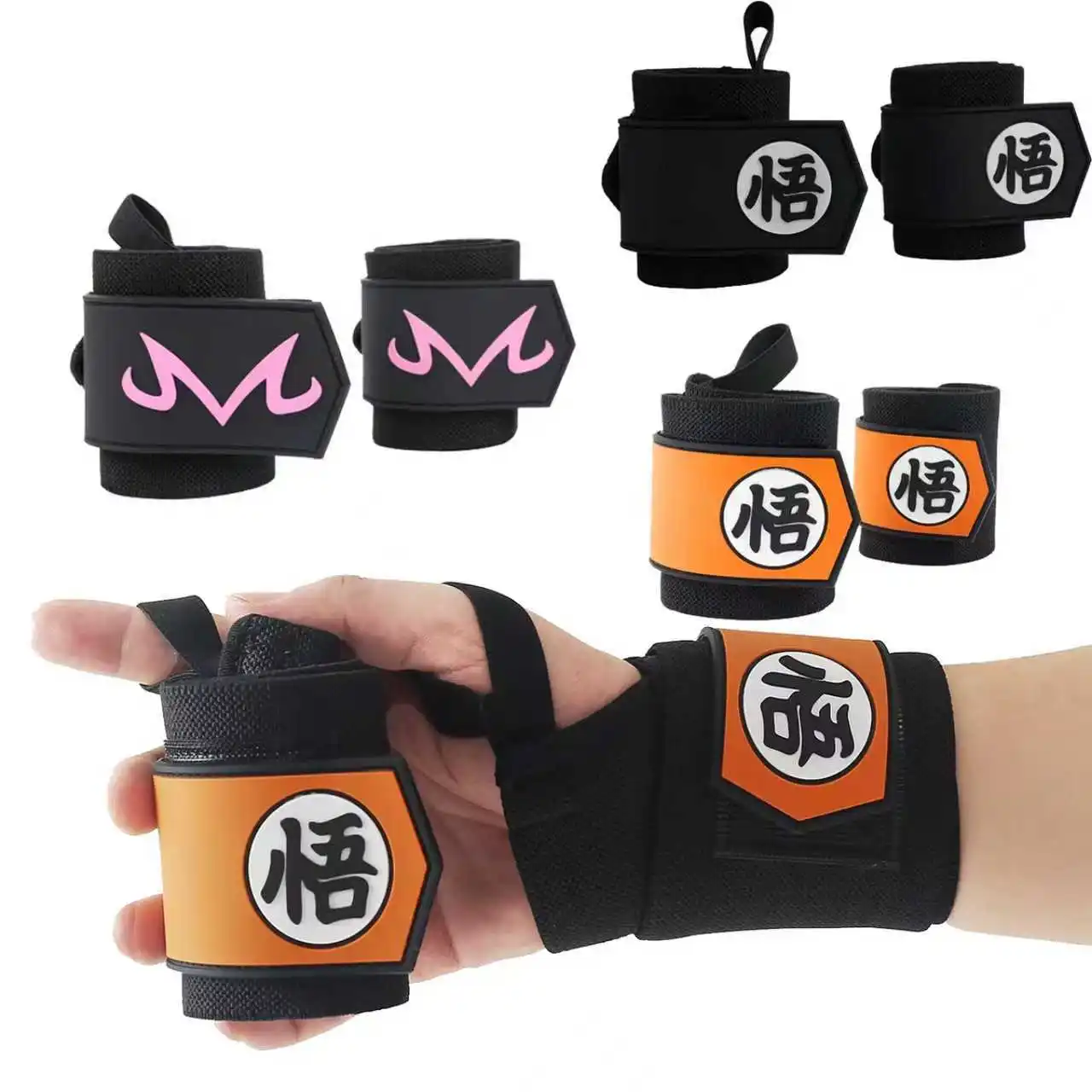 Wrist Wraps Weightlifting Support - 1 paar Gym Sport Gewichtheffen Polsbandjes