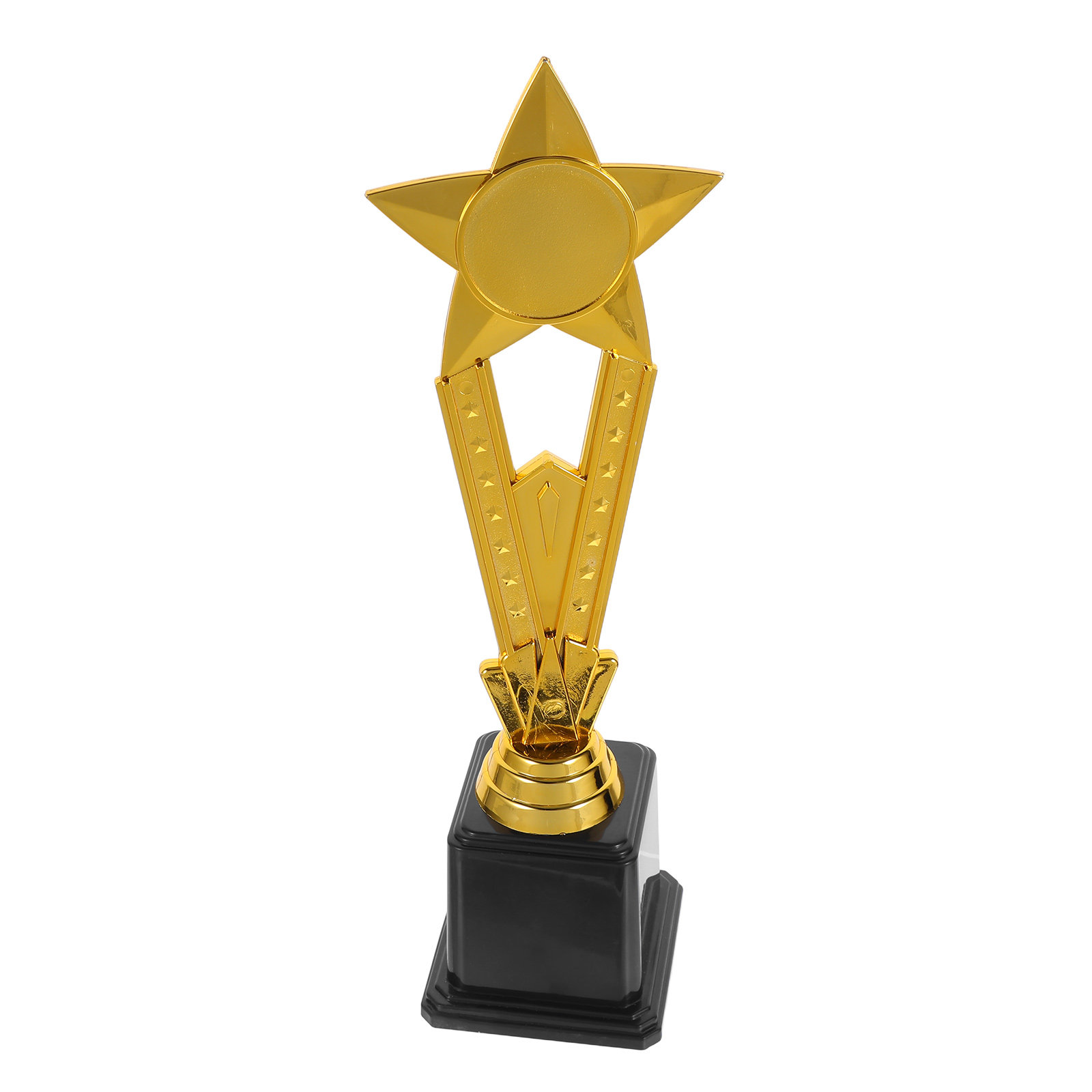 Team Sports - Plastic gouden ster-trofee, kleine sporttrofee, eenvoudig