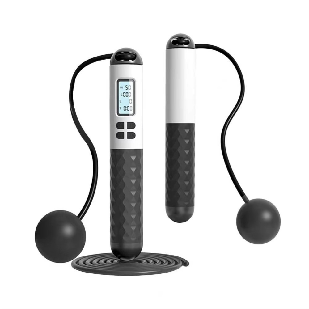 Smart Jump Rope Digital Counter - Draadloos touwloos springtouw Antislip Gewichtsverlies Tellen