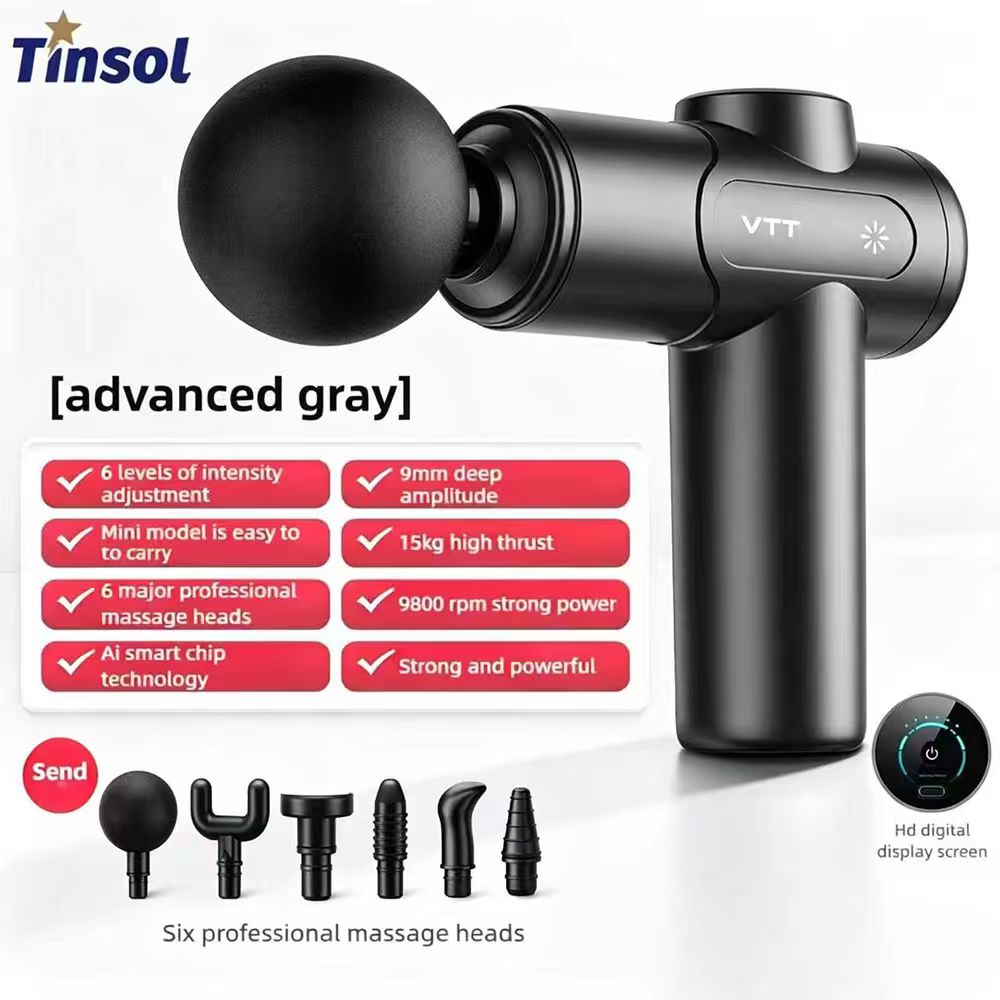 Electric Massage Gun Deep Tissue - TINSOL Elektrische Fascia Gun Diepteweefsel Percussie