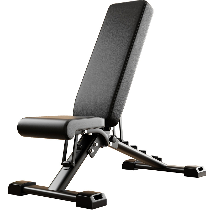 Fitness Equipment - Commerciële opvouwbare halterbank, multifunctionele sit-up fitnessstoel,