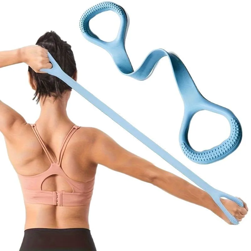 Pilates Bar Kit With Resistance Bands - Fitness Workout Resistance Band Arm Rug