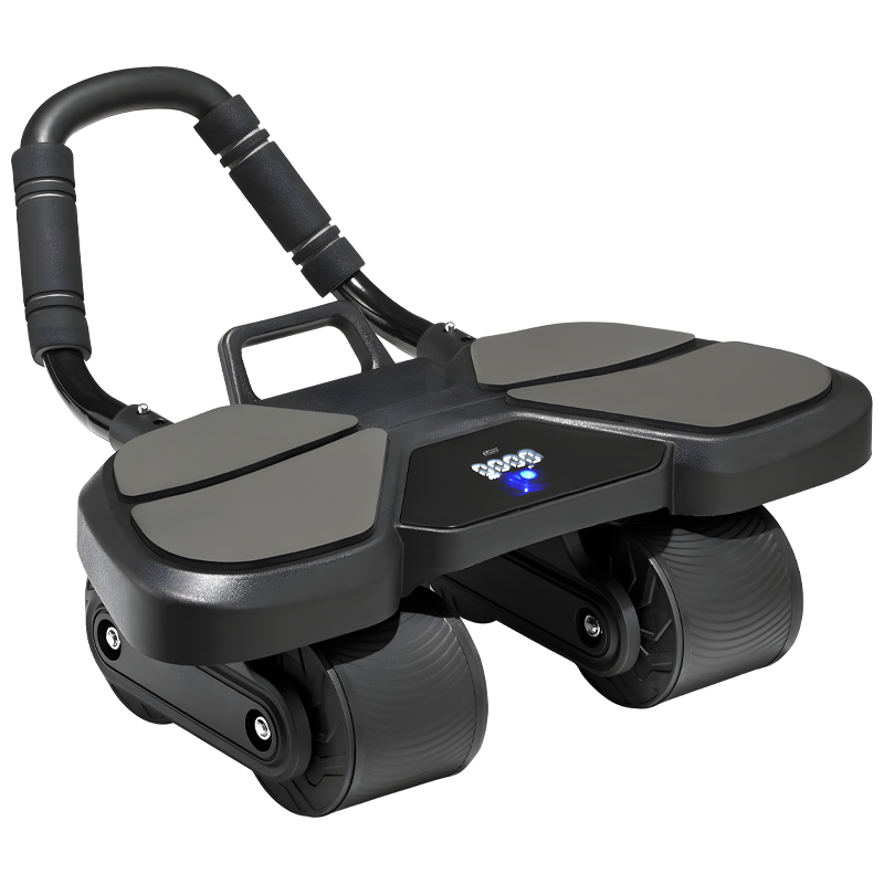 Ab Roller Wheel With Elbow Support - Zwarte Ab Wheel Roller met elleboogsteun
