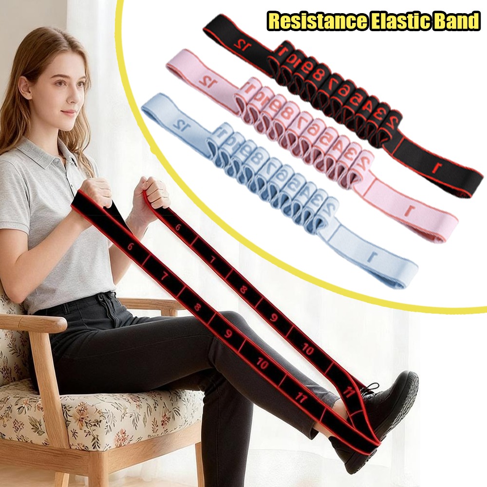 Pilates Bar Kit With Resistance Bands - Yoga Pilates weerstandsbanden Genummerde stoffen antislip