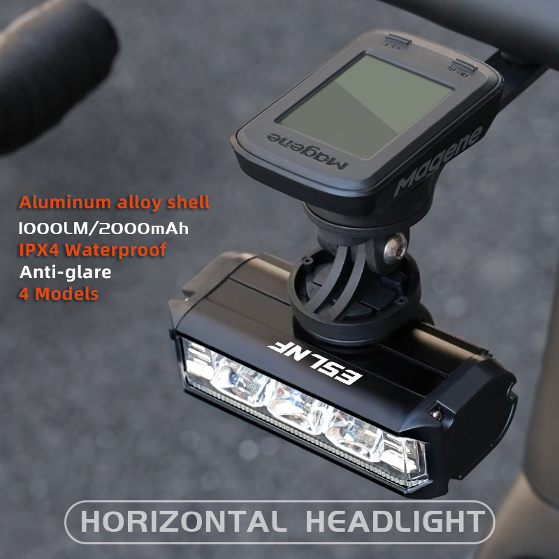 Rechargeable Bicycle Headlight 1000 Lumen - Waterdichte 1000 lumen hijsfietskoplamp USB oplaadbare