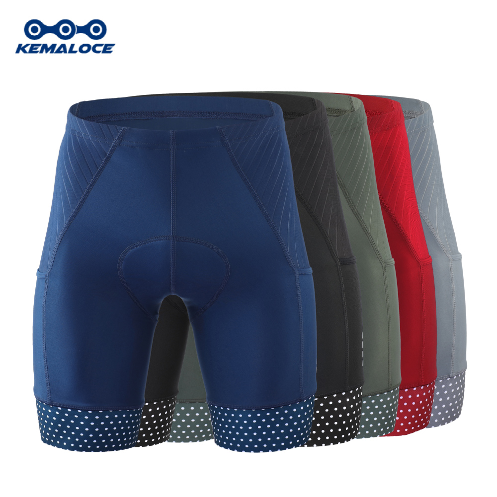 Padded Cycling Shorts 5D Gel - Kemaloce Heren Fietsbroek 5D Gel Padded