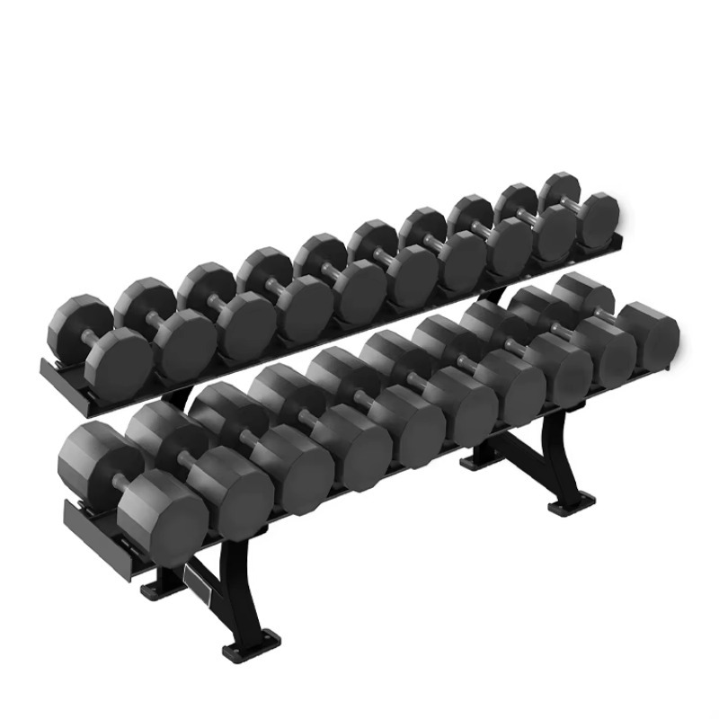 Fitness Equipment - 2-laags 10 paar dumbbell opbergrek krachttraining