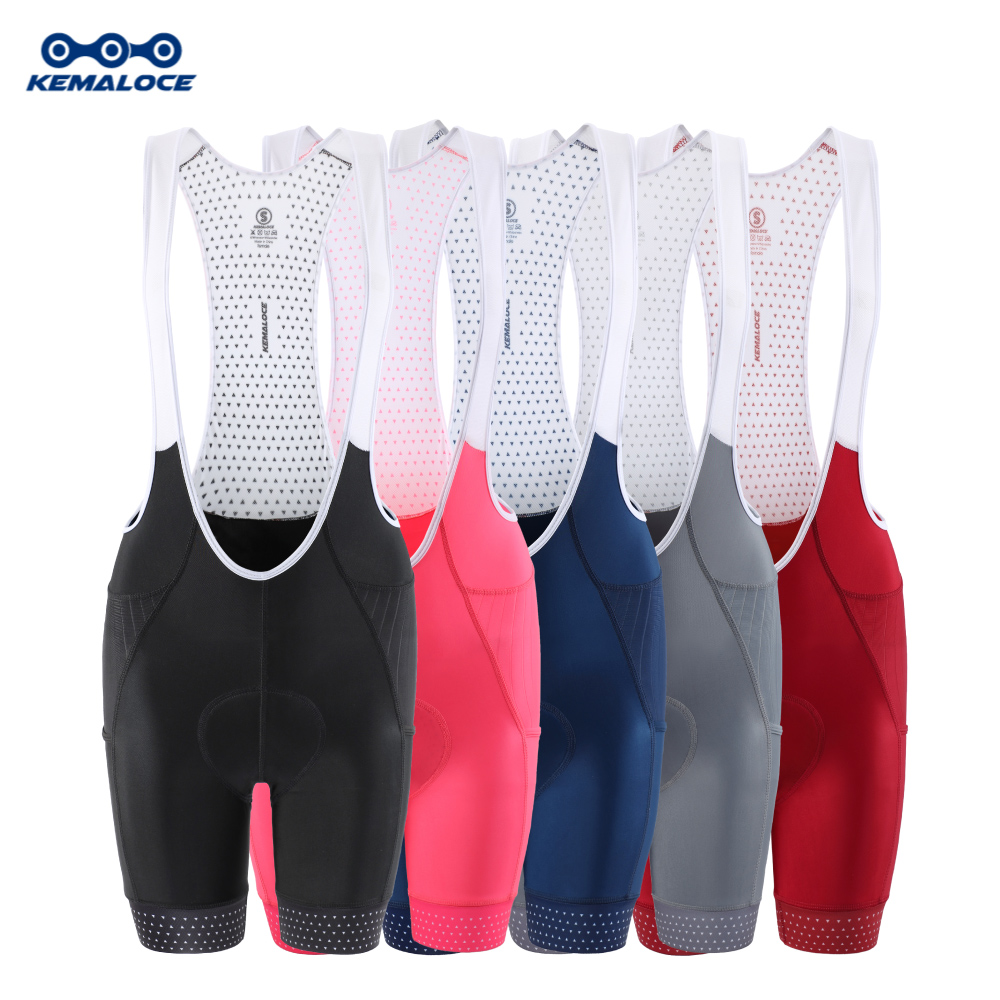Padded Cycling Shorts 5D Gel - Kemaloce Dames Fietsbroek Zwart En Roze
