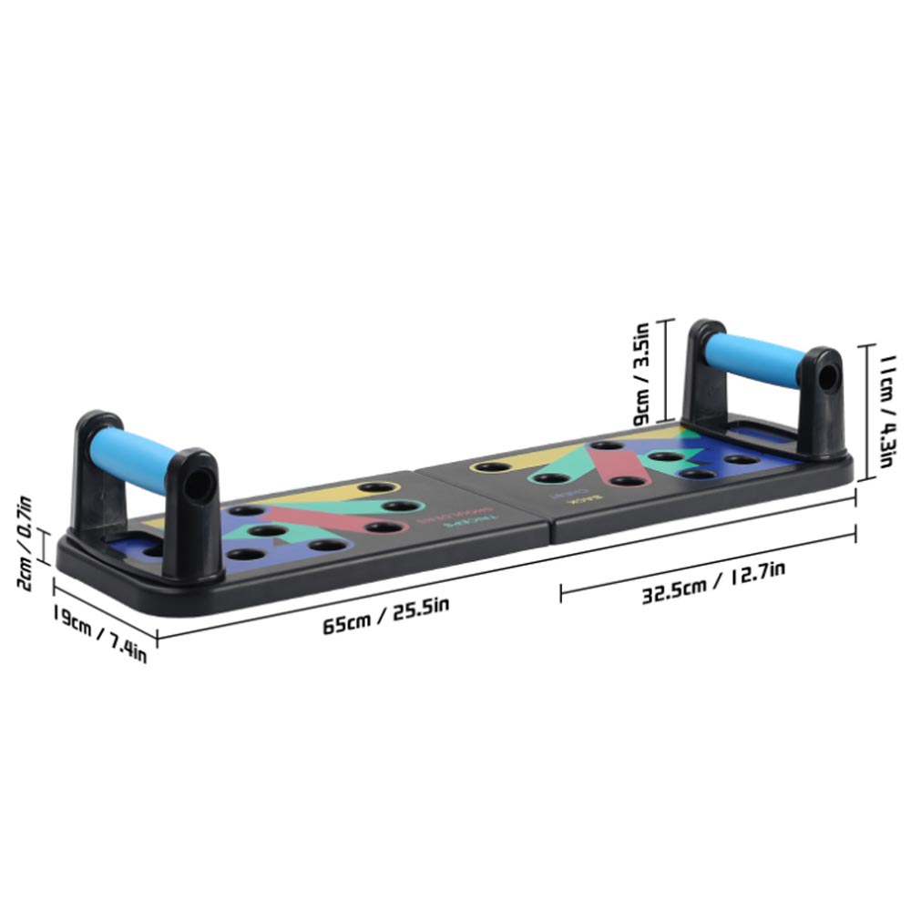 Push Up Board Foldable Multi Function - 9-in-1 opvouwbare push-up rackboard multifunctionele spiertrainingsapparatuur