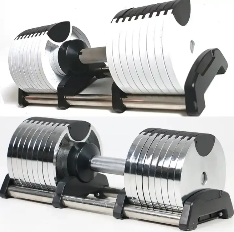 Adjustable Dumbbell Pair 40Kg - Groothandel 28kg commerciële verstelbare halterset Hoge