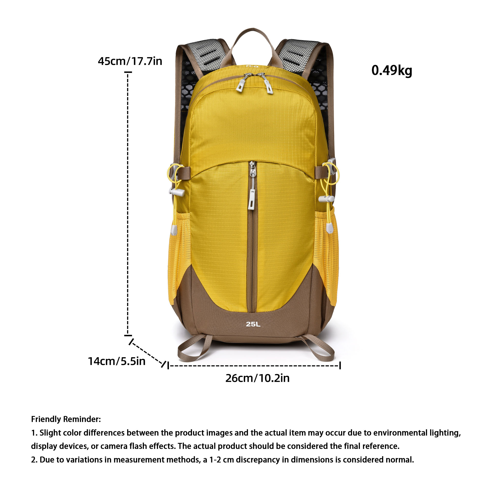 25l grote capaciteit wandelrug - Cycling recensie en prijs