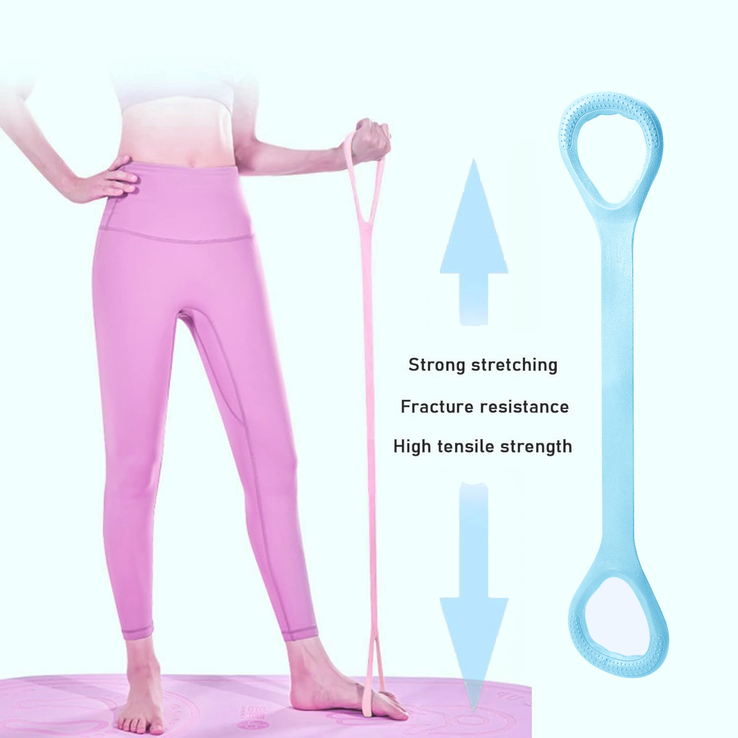 8 Fitness Resistance Band voor - Pilates Bar Kit With Resistance Bands recensie en prijs