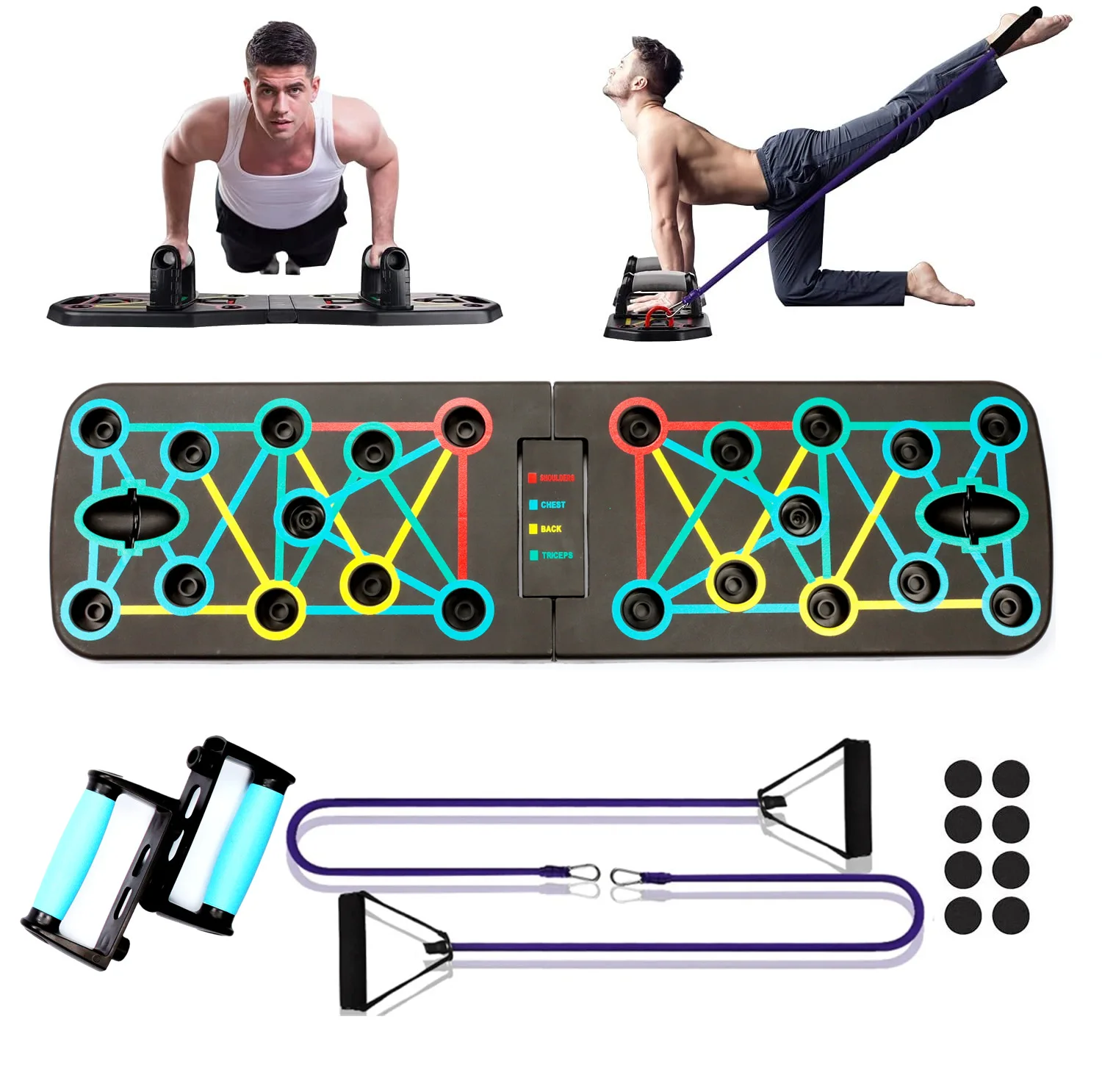 Opvouwbaar multifunctioneel pu - Push Up Board Foldable Multi Function recensie en prijs