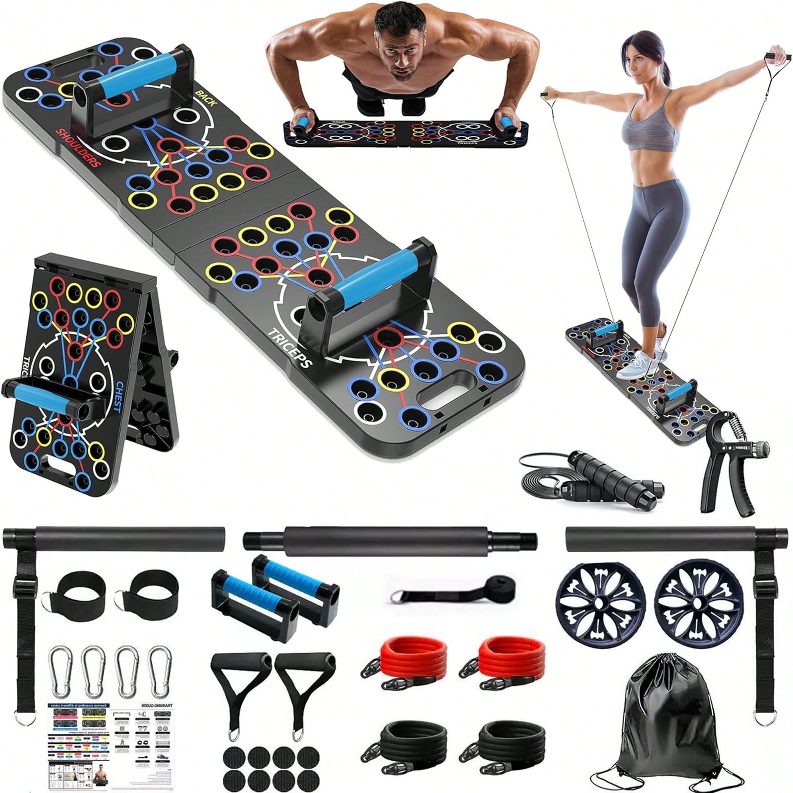 Opvouwbaar Push-Up Board Syste - Push Up Board Foldable Multi Function recensie en prijs