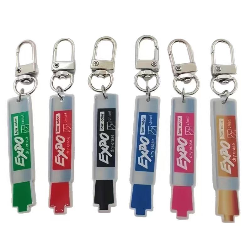 6 stuks acryl pen-sleutelhange - Hiking recensie en prijs