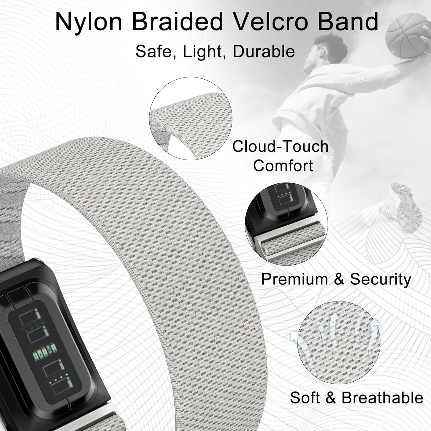 Elastische nylon armband voor  - Resistance Bands Set With Handles recensie en prijs
