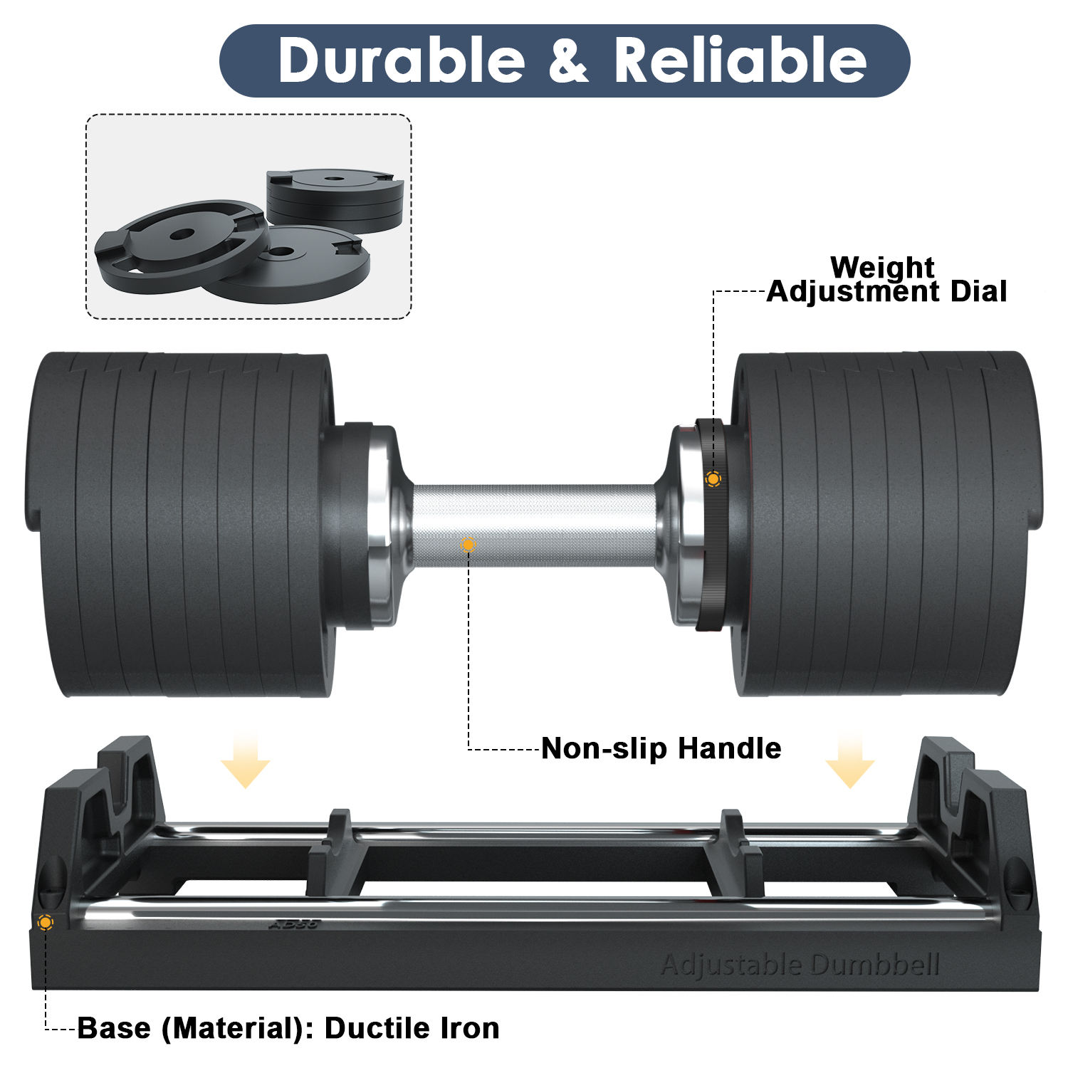 2026 2026 Commerciële fitnessa - Adjustable Dumbbell Pair 40Kg recensie en prijs