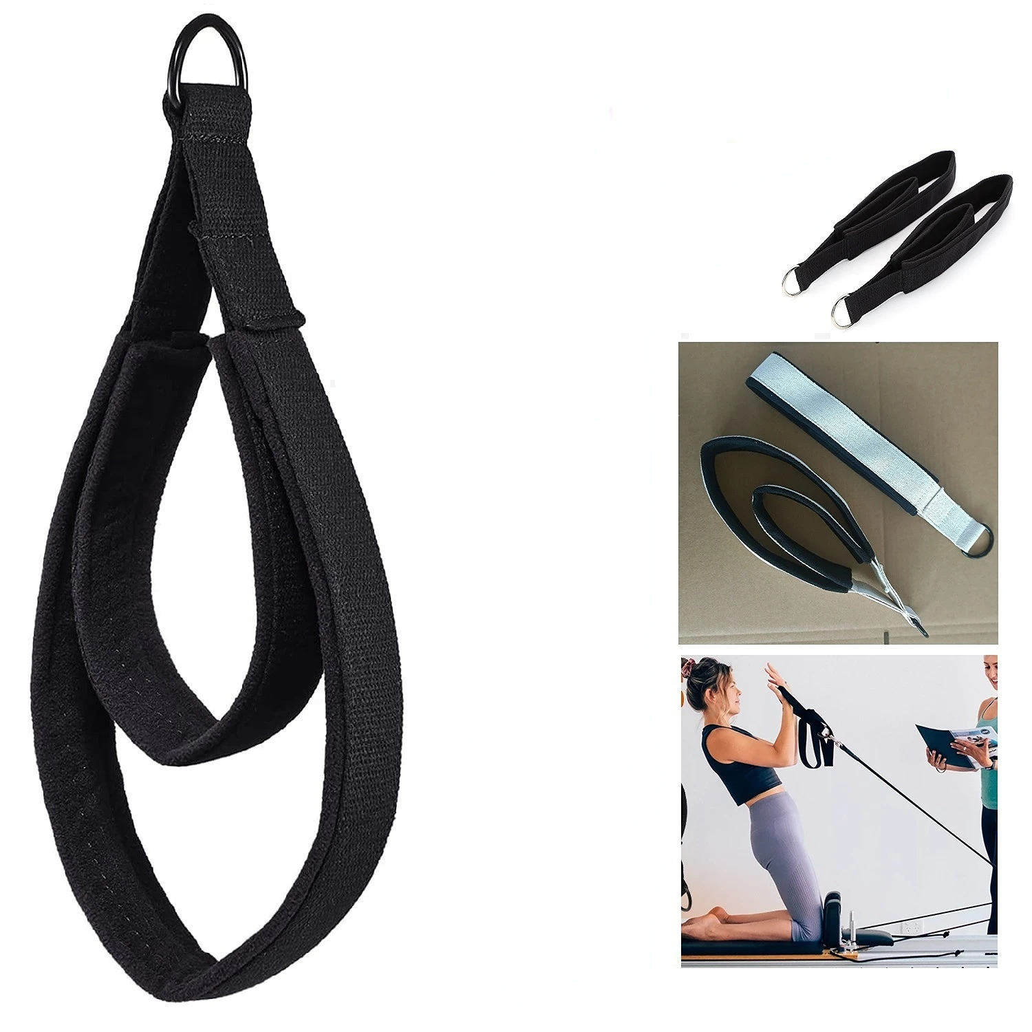 Dubbele ring elastische yoga p - Pilates Bar Kit With Resistance Bands recensie en prijs