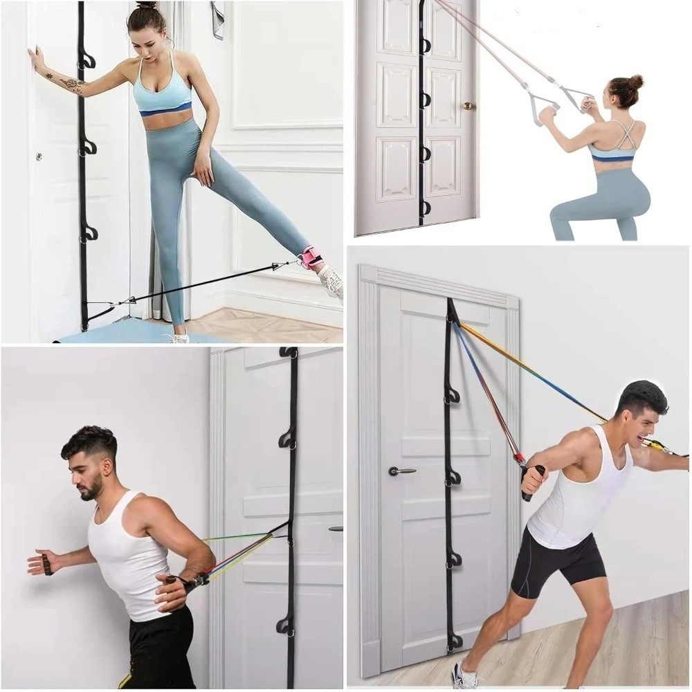 Home Fitness Deurankerriem zon - Resistance Bands Set With Handles recensie en prijs