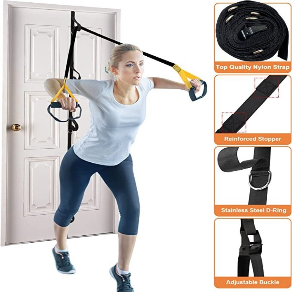 Home Fitness Deurankerriem zon - Resistance Bands Set With Handles recensie en prijs