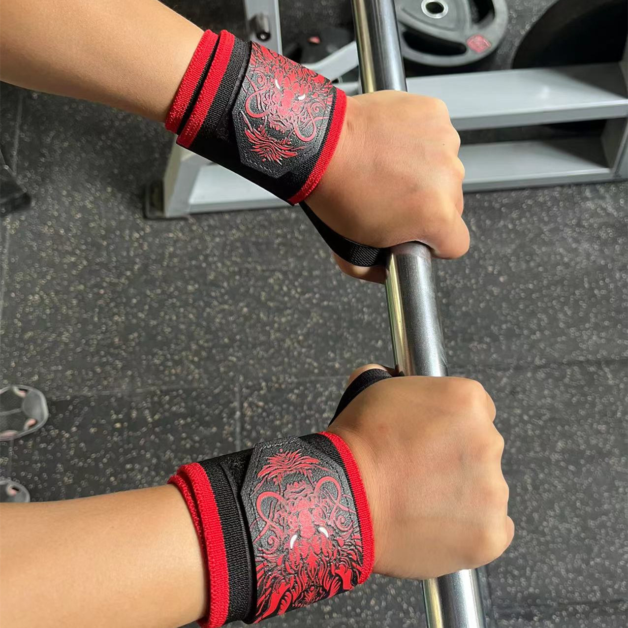 1 Paar Chinese Draak Fitness P - Wrist Wraps Weightlifting Support recensie en prijs
