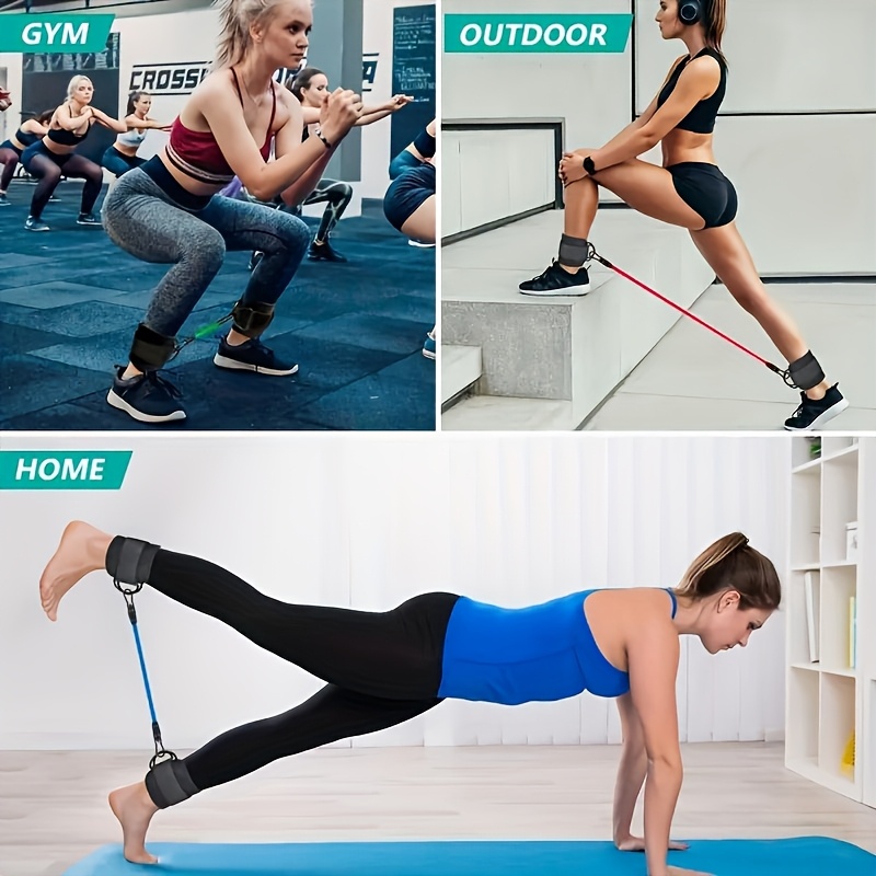5 stuks enkelweerstandsbanden, - Pilates Bar Kit With Resistance Bands recensie en prijs