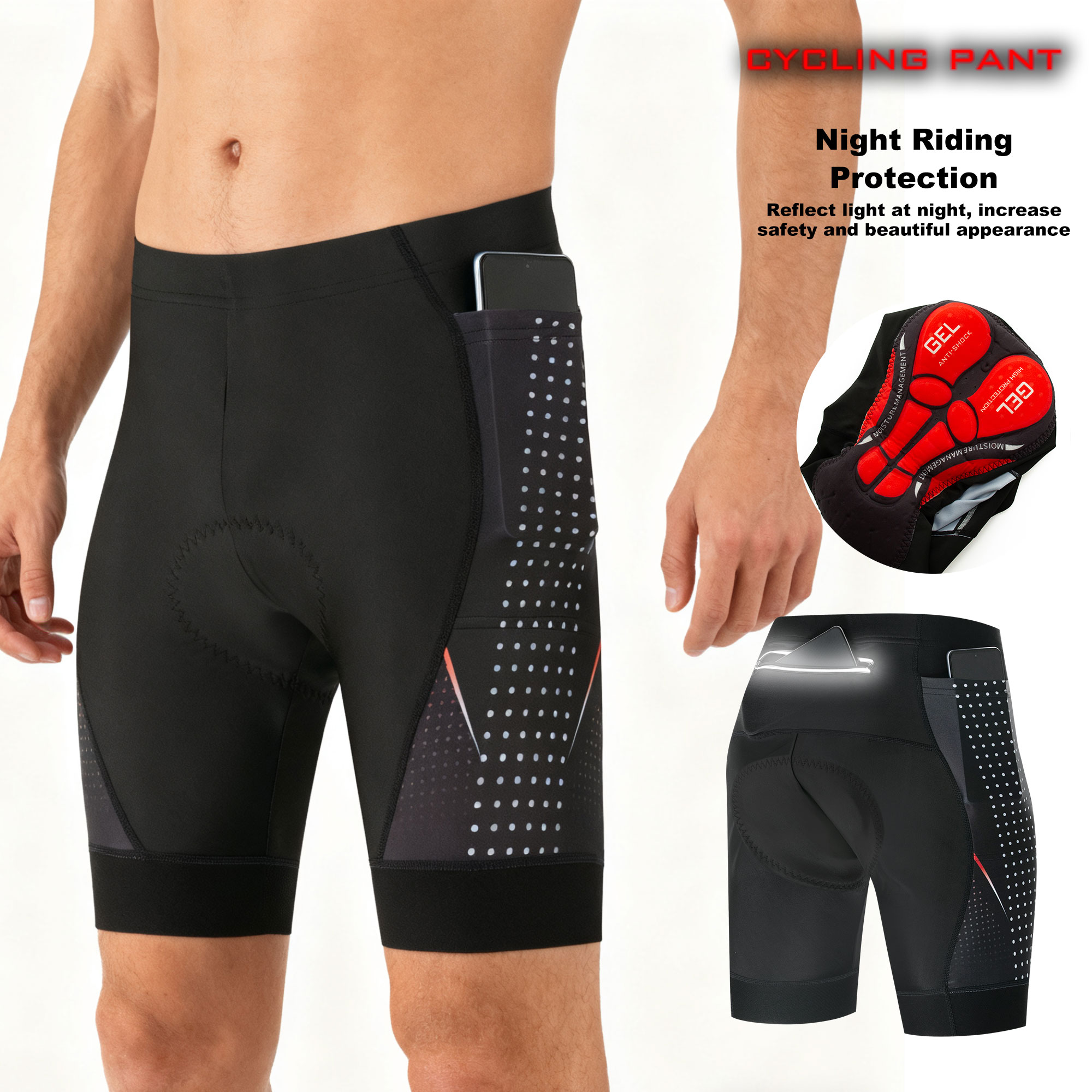 Premium fietsbroek met 5D gel  - Padded Cycling Shorts 5D Gel recensie en prijs