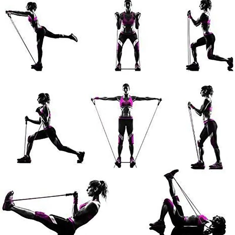 Weerstandsbanden met handvatte - Resistance Bands Set With Handles recensie en prijs