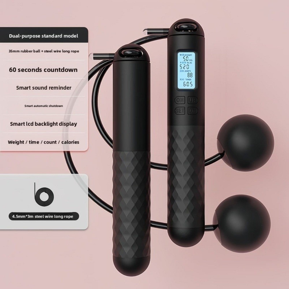 Draadloos touwloos springtouw  - Smart Jump Rope Digital Counter recensie en prijs