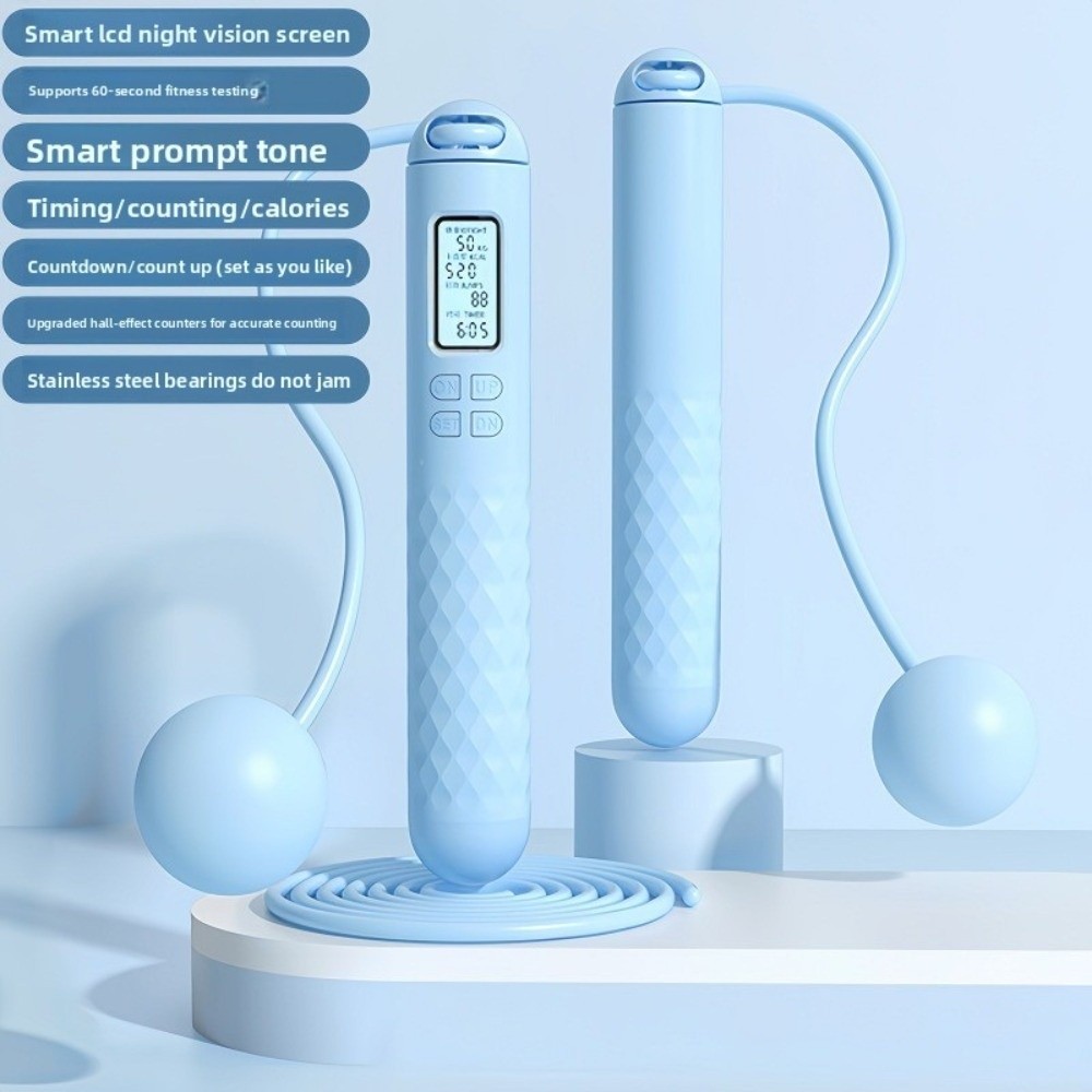 Draadloos touwloos springtouw  - Smart Jump Rope Digital Counter recensie en prijs