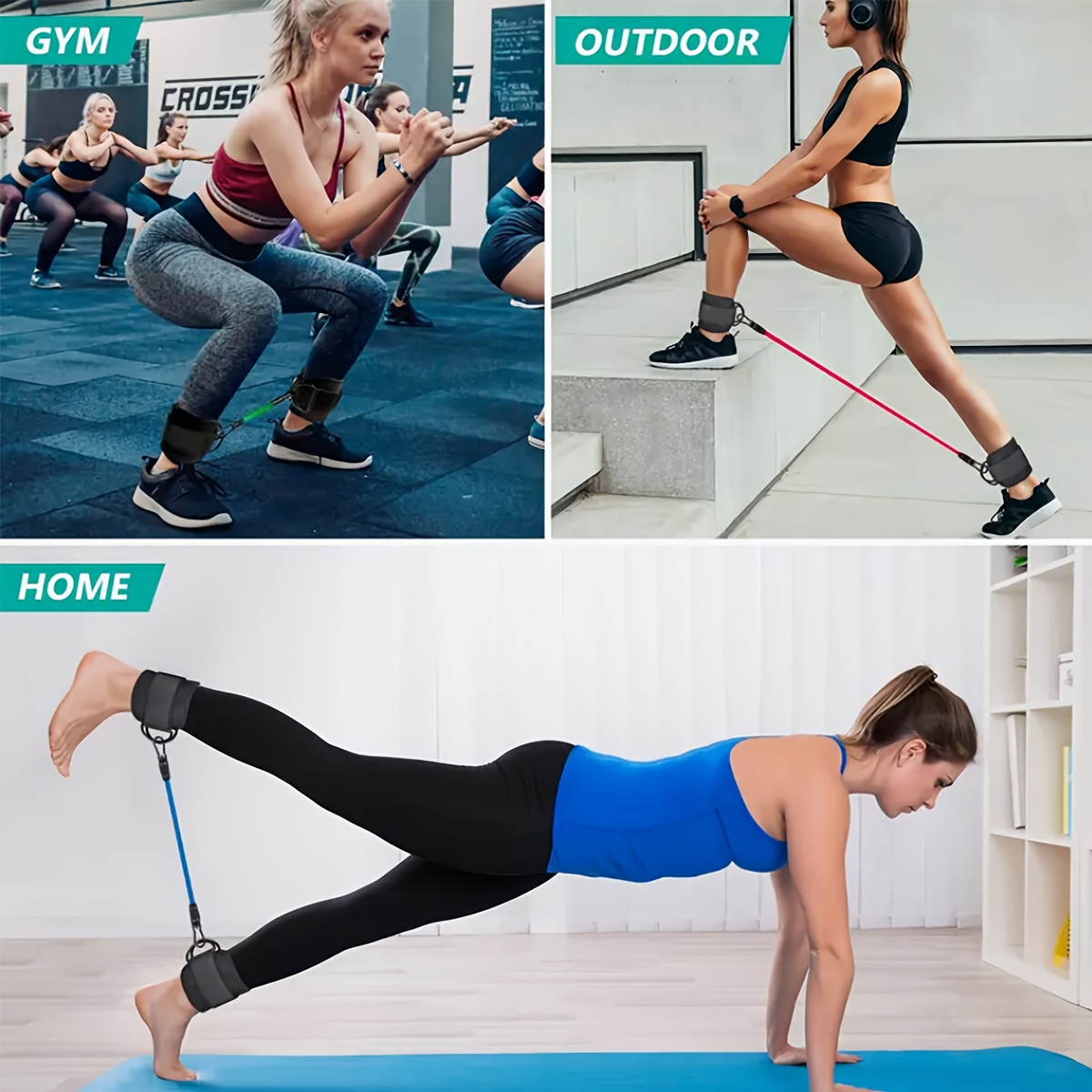 5-delige enkelweerstandsbanden - Resistance Bands Set With Handles recensie en prijs