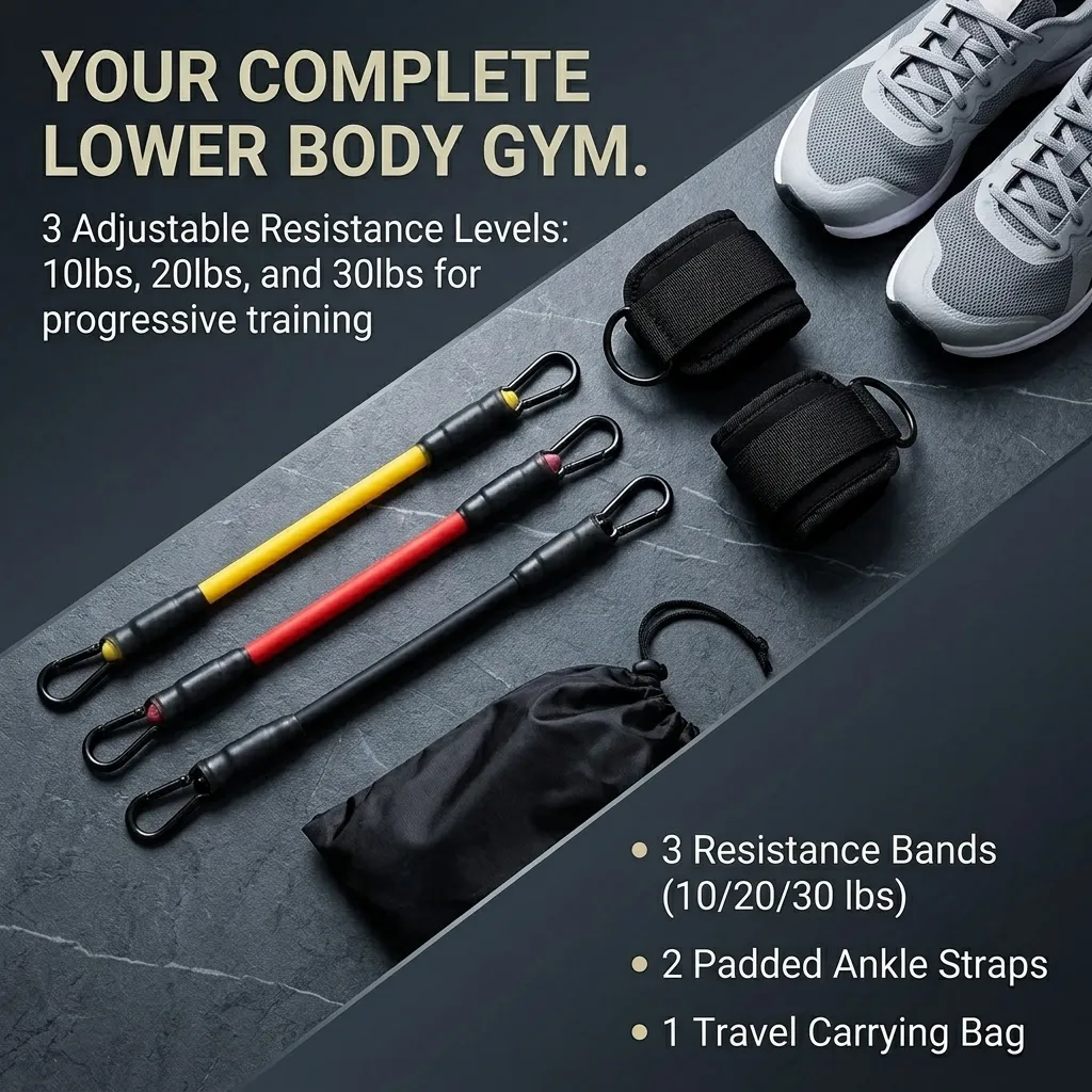 5-delige enkelweerstandsbanden - Resistance Bands Set With Handles recensie en prijs