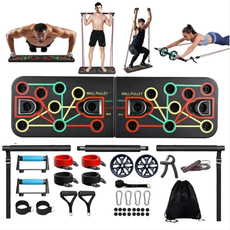 Multifunctionele Push-up Board - Pilates Bar Kit With Resistance Bands recensie en prijs