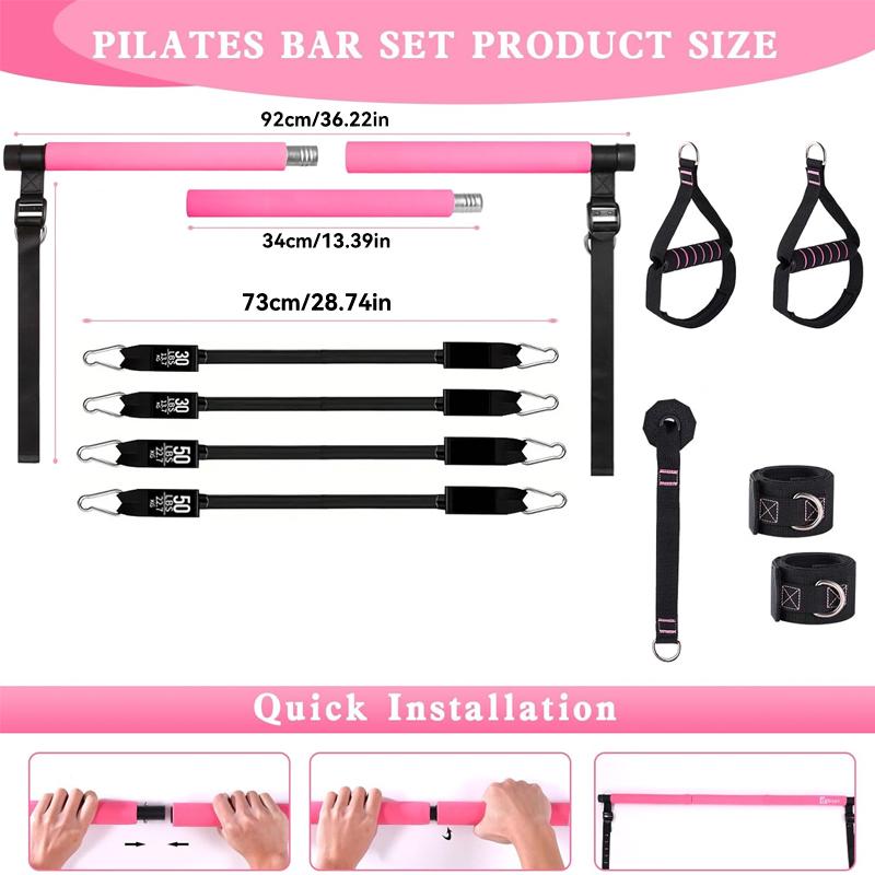 Multifunctionele Pilates Bar K - Pilates Bar Kit With Resistance Bands recensie en prijs