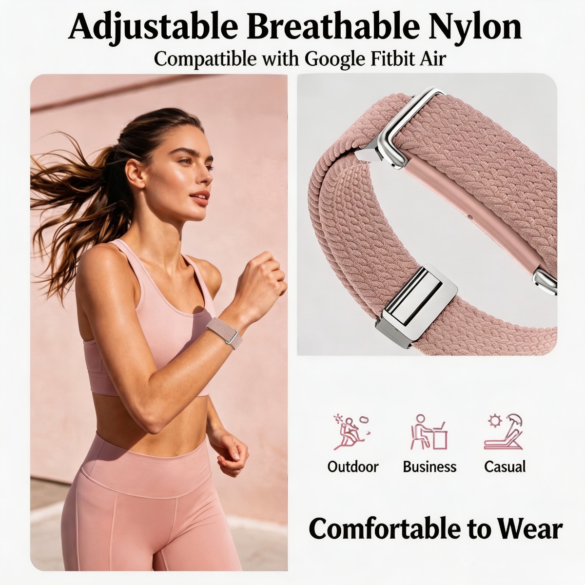 Nylon polsband & armband voor  - Resistance Bands Set With Handles recensie en prijs