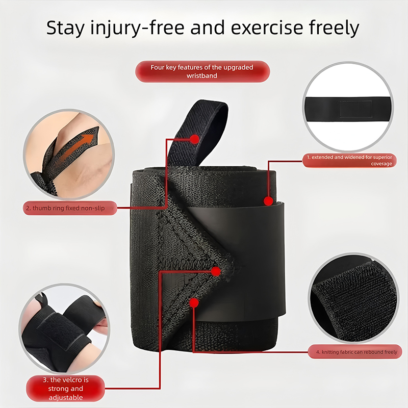 Gewatteerde harde polsbandage  - Wrist Wraps Weightlifting Support recensie en prijs