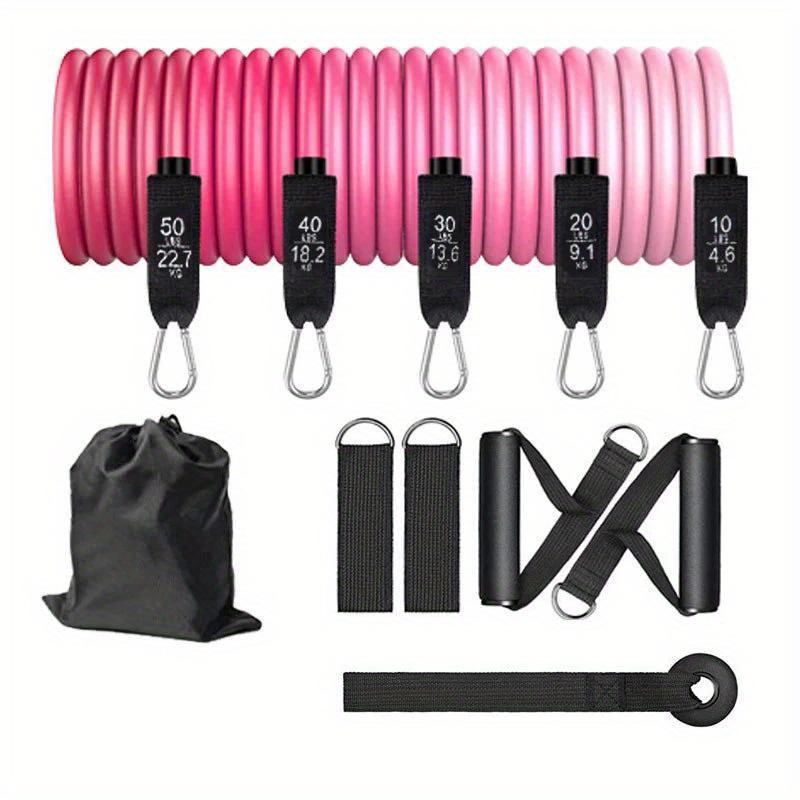 11-delige set versterkte Pilat - Pilates Bar Kit With Resistance Bands recensie en prijs
