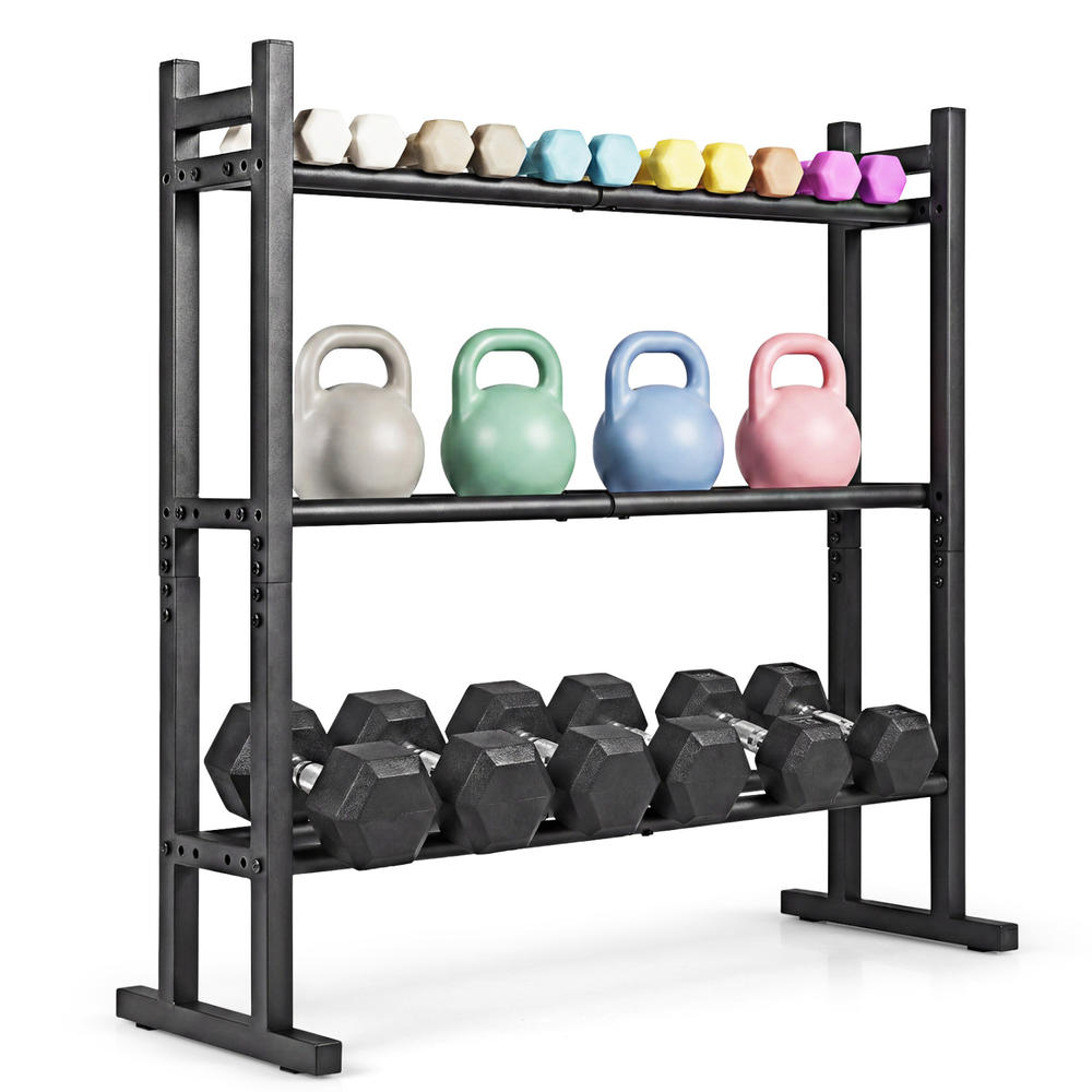 Zware 3-laags dumbbellrek, poe - Fitness Equipment recensie en prijs