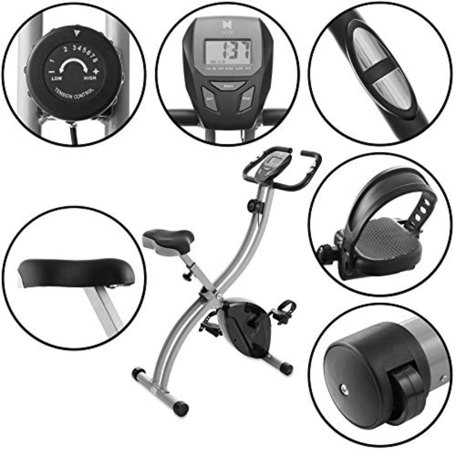 Indoor Cycling Bike - Opvouwba - Exercise Bike Magnetic Resistance recensie en prijs