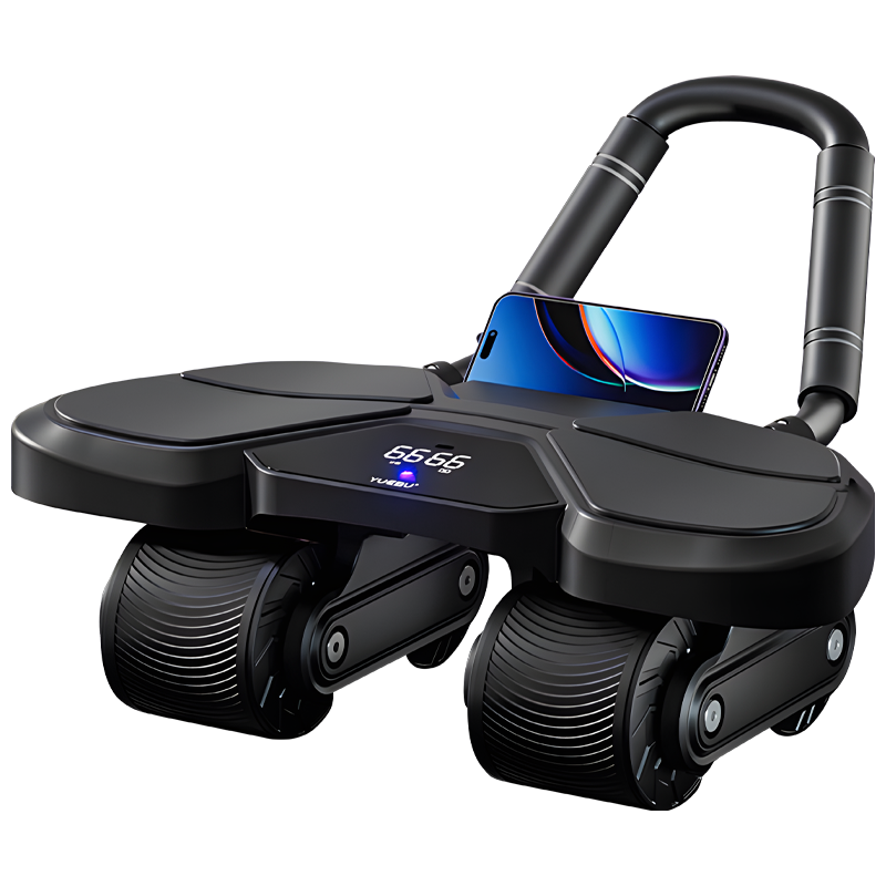 Zwarte Ab Wheel Roller met ell - Ab Roller Wheel With Elbow Support recensie en prijs