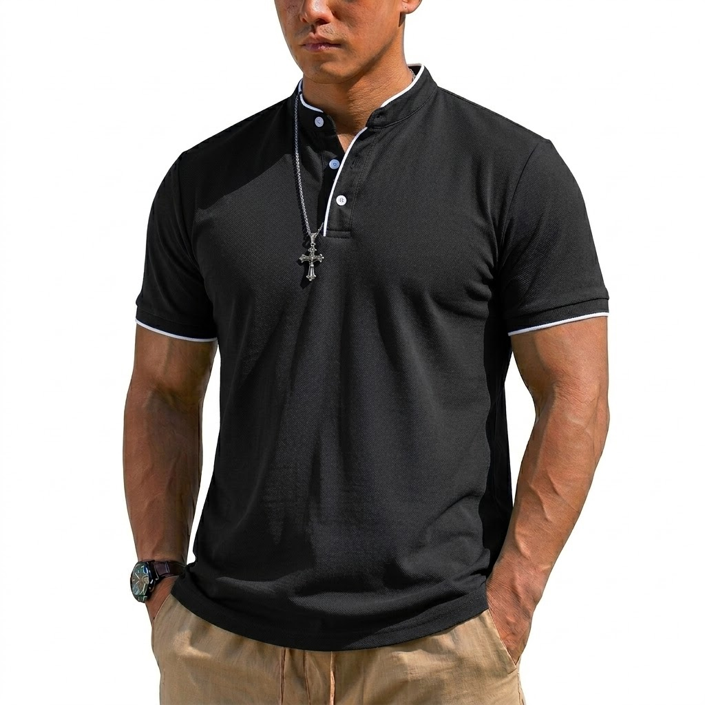 Zomer Henley-shirt met korte m - Hiking recensie en prijs