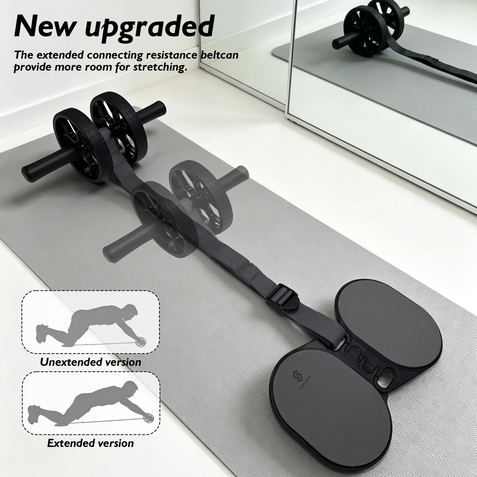 Dubbele wielabroller met elleb - Ab Roller Wheel With Elbow Support recensie en prijs