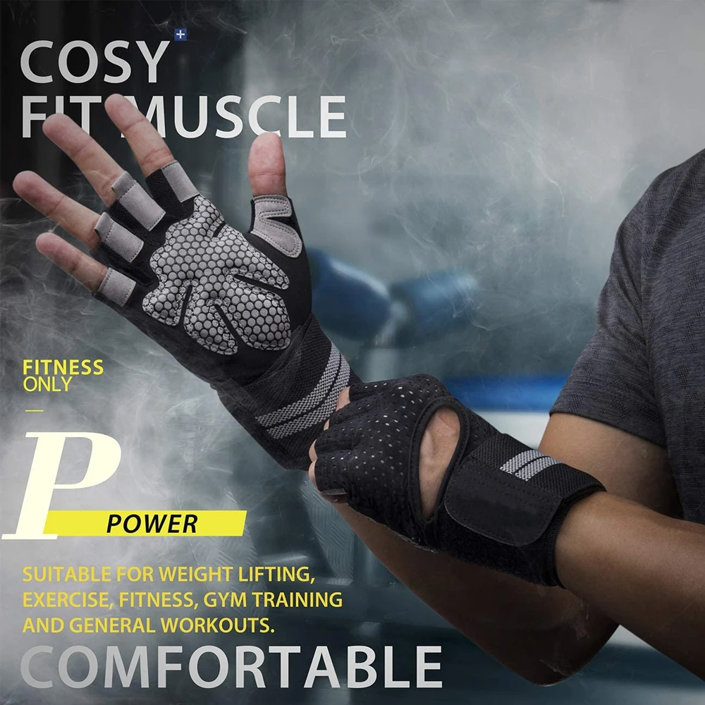 1 paar halve vinger gym fitnes - Wrist Wraps Weightlifting Support recensie en prijs
